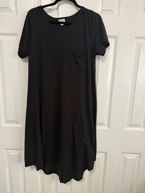 Black LuLaRoe Carly Dress Stretchy and Soft Size M